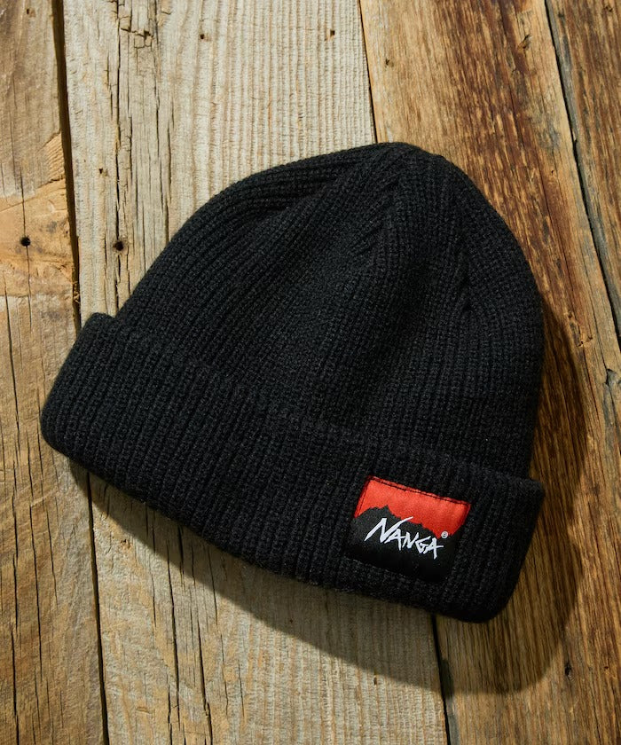 NANGA / BOX LOGO 立體毛線帽