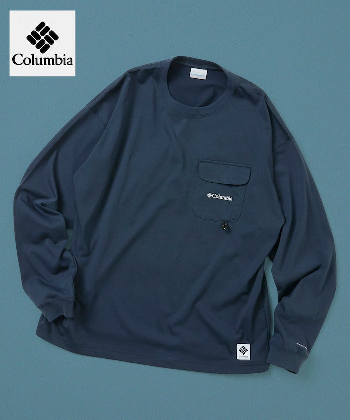 Columbia×FREAK'S STORE/別注口袋 長袖T恤