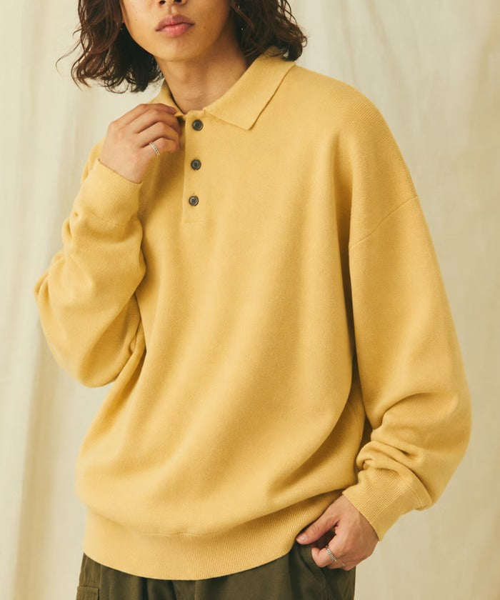 FREAK'S STORE/Relax Fit 毛圈布 針織POLO衫