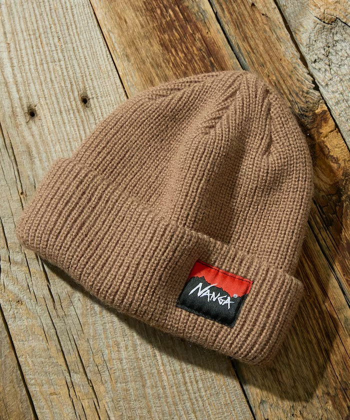 NANGA / BOX LOGO 立體毛線帽
