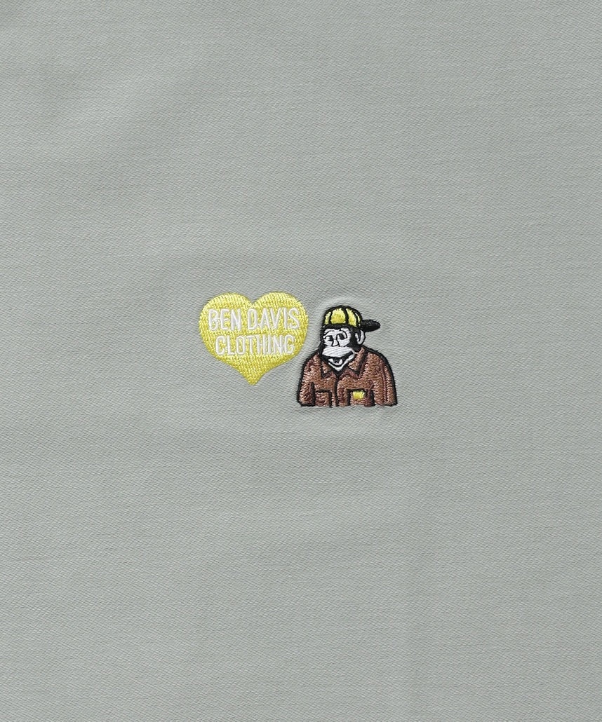BEN DAVIS / 大猩猩 刺繡涼感 短袖T恤