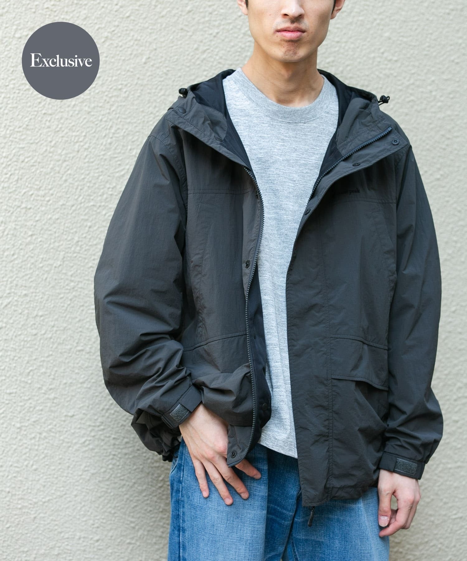 Snow Peak Apparel × DOORS / 日本聯名限定 尼龍潑水連帽外套