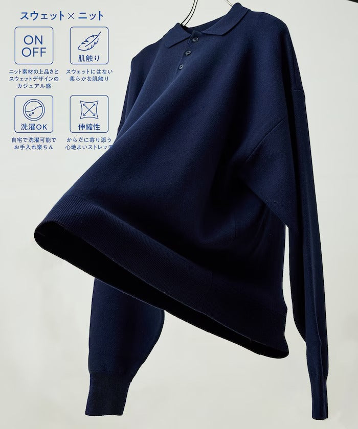 FREAK'S STORE/Relax Fit 毛圈布 針織POLO衫