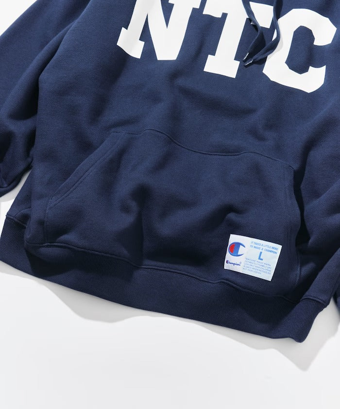 Champion × NAUTICA/日本聯名限定 NTC刷毛連帽外套