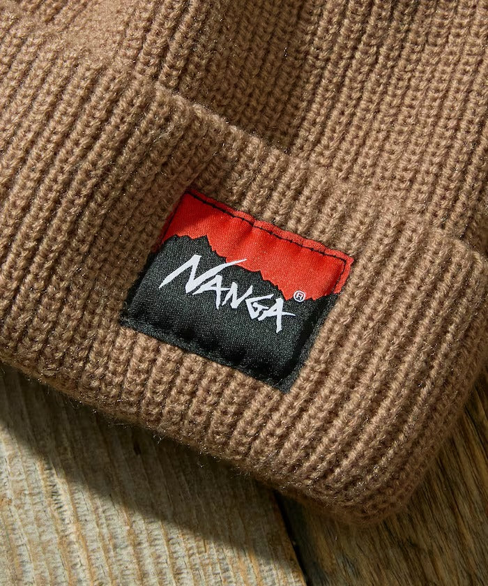 NANGA / BOX LOGO 立體毛線帽
