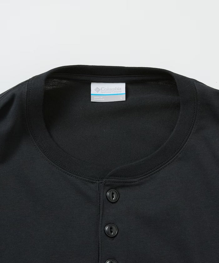 Columbia×FREAK'S STORE/別注亨利領 長袖T恤