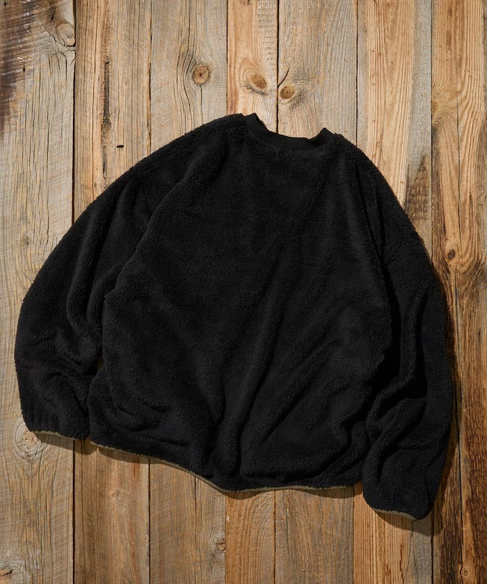 KAVU × FREAK'S STORE / 長毛絨刷毛 圓領衫(日本聯名限定)