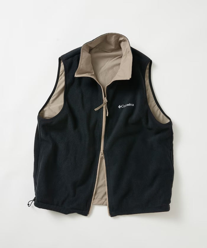Columbia × FREAK'S STORE/日本聯名限定 雙面穿刷毛 立領背心