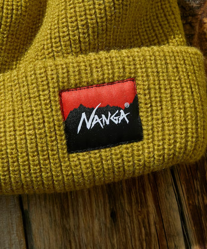 NANGA / BOX LOGO 立體毛線帽