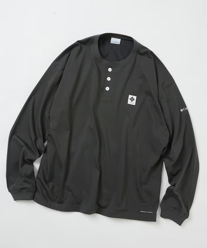 Columbia×FREAK'S STORE/別注亨利領 長袖T恤