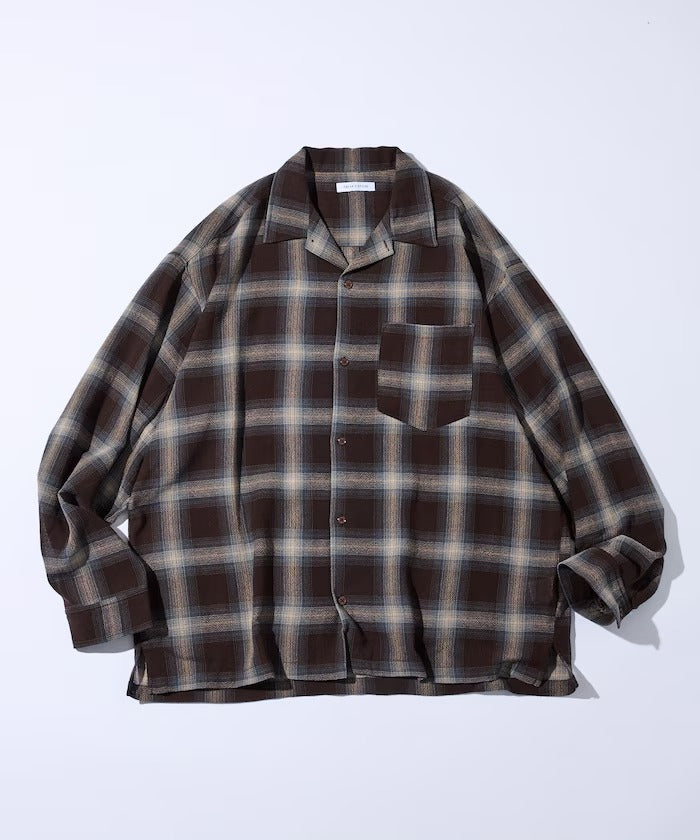 FREAK'S STORE / 漸層格紋 長袖襯衫