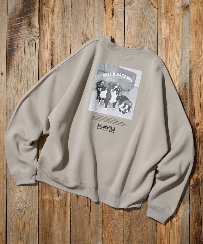 KAVU × FREAK'S STORE / 狗狗圓領衫(日本聯名限定)