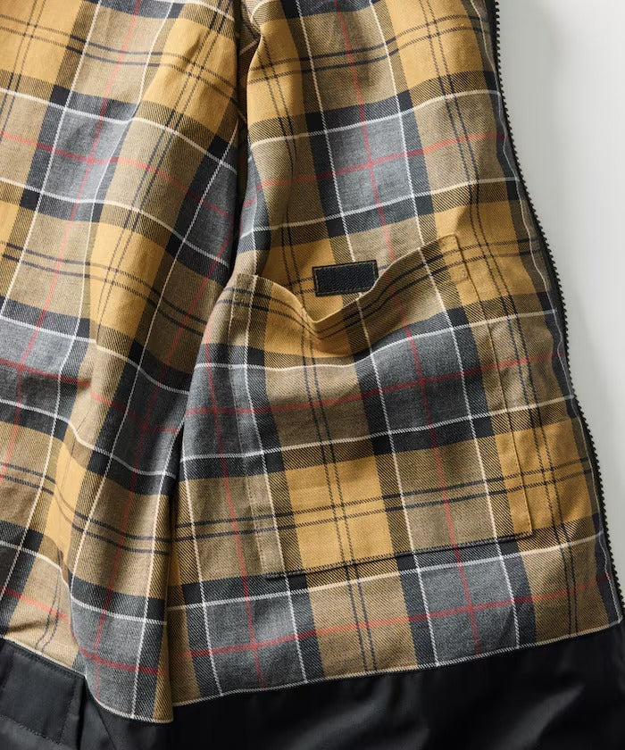 Barbour × Firsthand/別注羊皮革領寬版袖BEDALE騎士外套