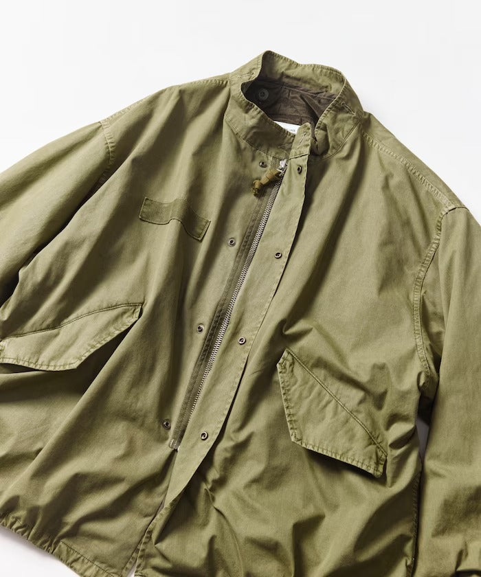 FREAK'S STORE / 褪色加工3WAY M-65短版軍裝外套&鋪棉內裡組(26FW)