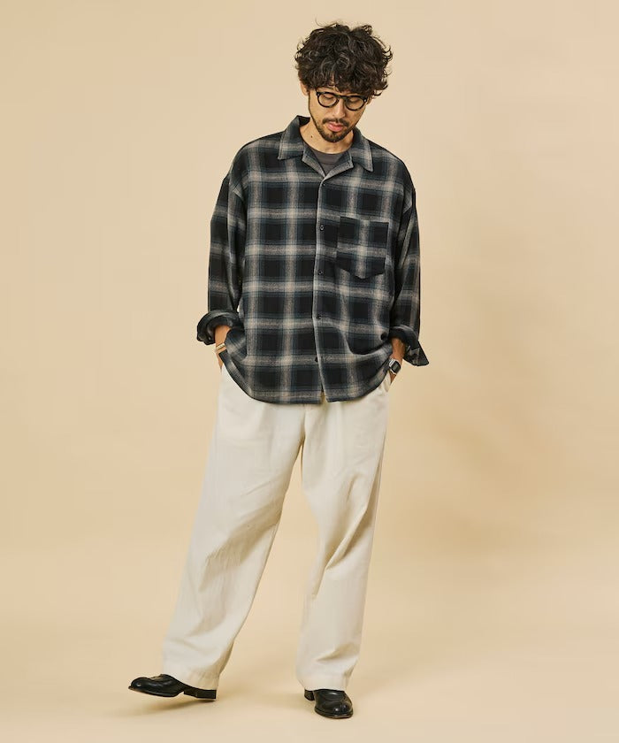 FREAK'S STORE / 漸層格紋 長袖襯衫