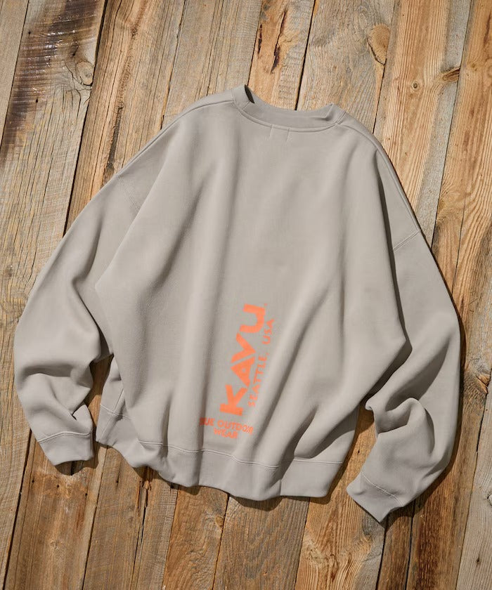 KAVU × FREAK'S STORE / 直式標誌 圓領衫(日本聯名限定)