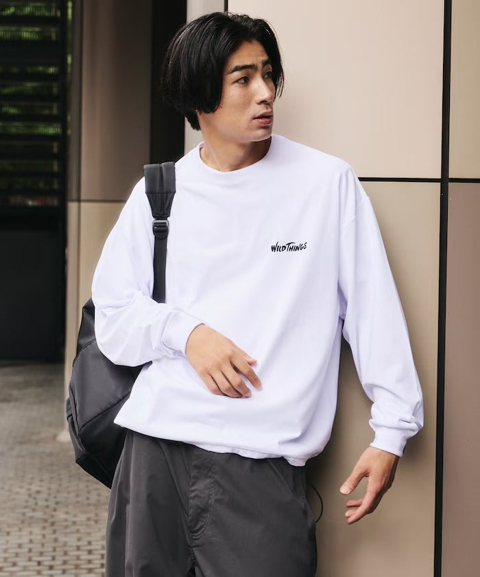 WILD THINGS×FREAK'S STORE / 假兩件長袖T恤(日本聯名限定)