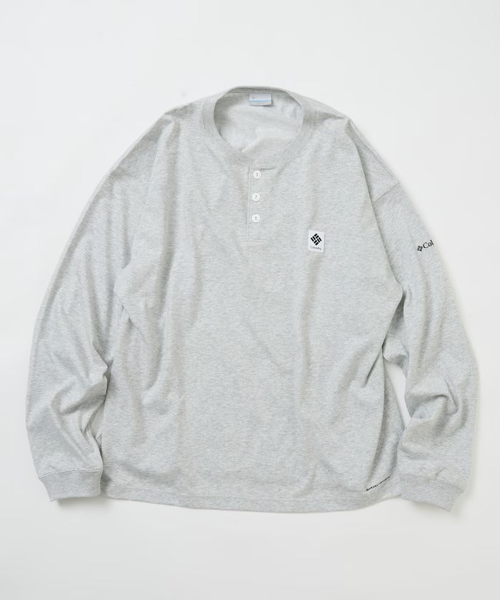 Columbia×FREAK'S STORE/別注亨利領 長袖T恤