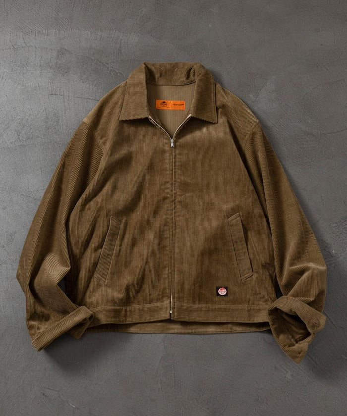 RED KAP × FREAK'S STORE/日本聯名限定 SMU JK-22 SHORT LENGTH 拉鍊燈芯絨工裝外套