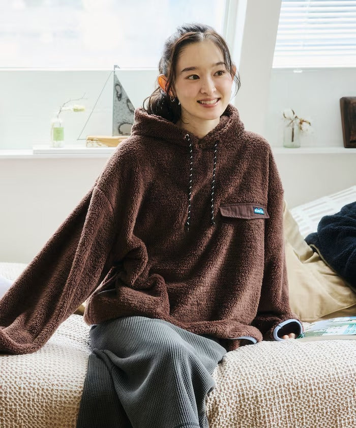 KAVU × FREAK'S STORE / 長毛絨刷毛 連帽衫(日本聯名限定)