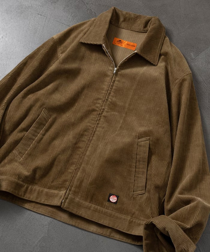 RED KAP × FREAK'S STORE/日本聯名限定 SMU JK-22 SHORT LENGTH 拉鍊燈芯絨工裝外套