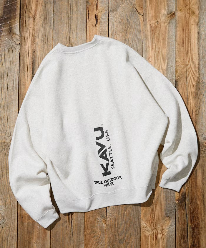 KAVU × FREAK'S STORE / 直式標誌 圓領衫(日本聯名限定)