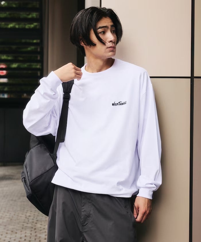 WILD THINGS×FREAK'S STORE / 假兩件長袖T恤(日本聯名限定)