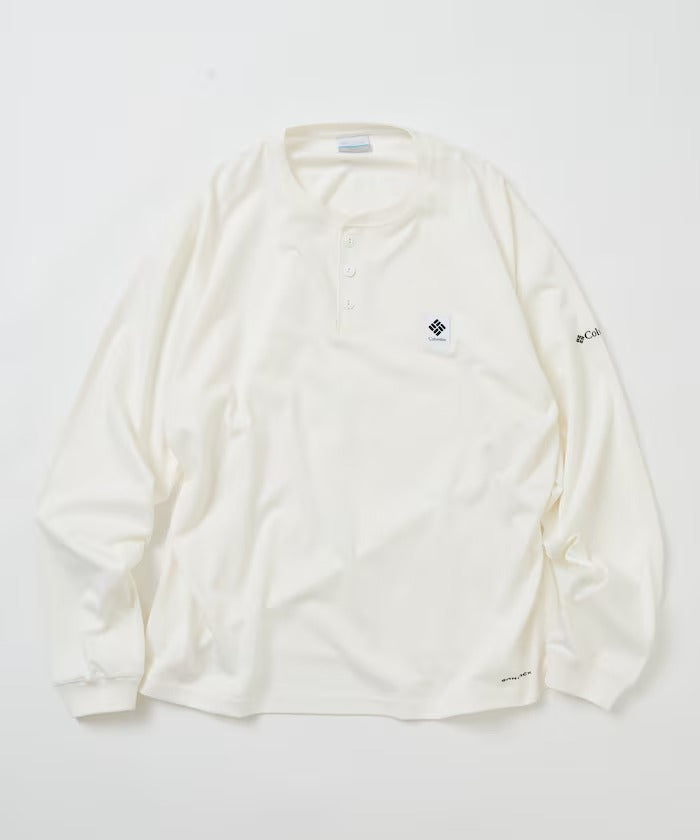 Columbia×FREAK'S STORE/別注亨利領 長袖T恤