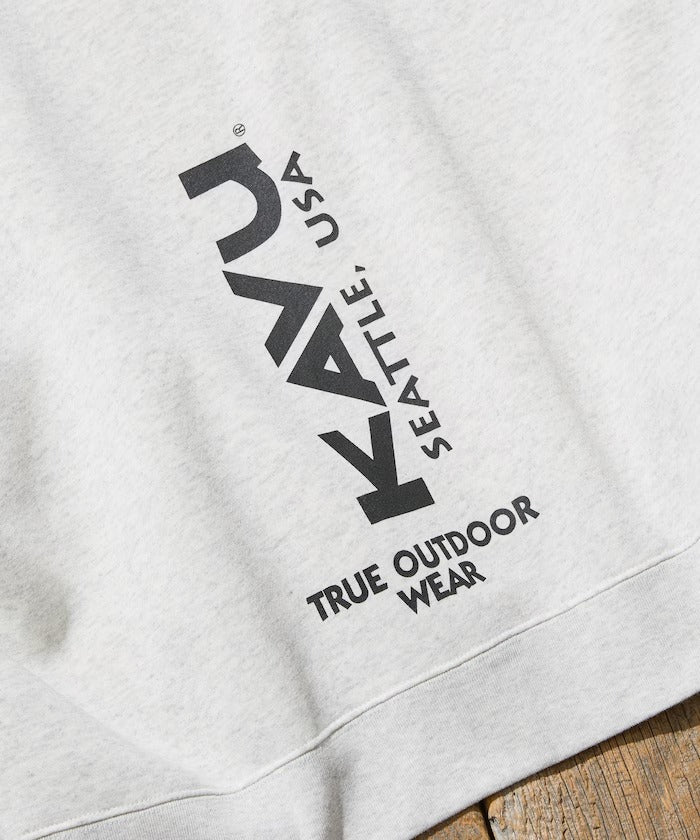 KAVU × FREAK'S STORE / 直式標誌 圓領衫(日本聯名限定)