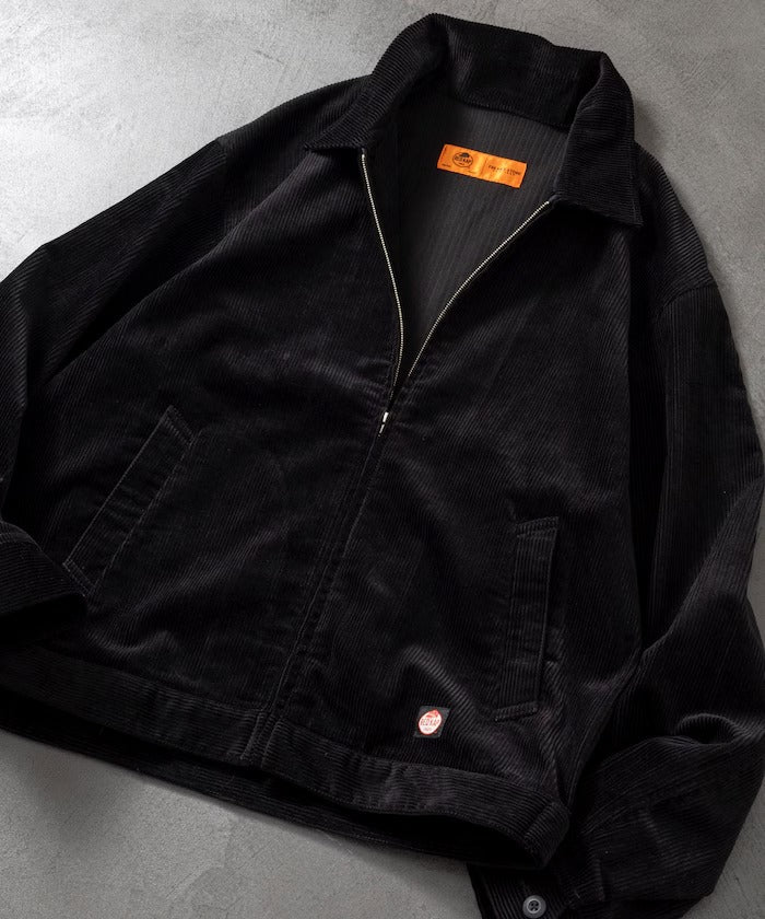 RED KAP × FREAK'S STORE/日本聯名限定 SMU JK-22 SHORT LENGTH 拉鍊燈芯絨工裝外套