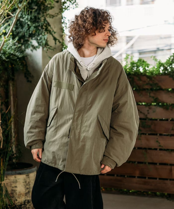 FREAK'S STORE/3WAY 寬短版 鋪棉內裡 兩件組 M-65風軍裝外套
