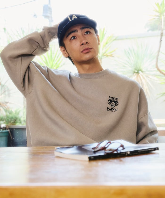 KAVU × FREAK'S STORE / 動物刺繡 圓領衫(日本聯名限定)