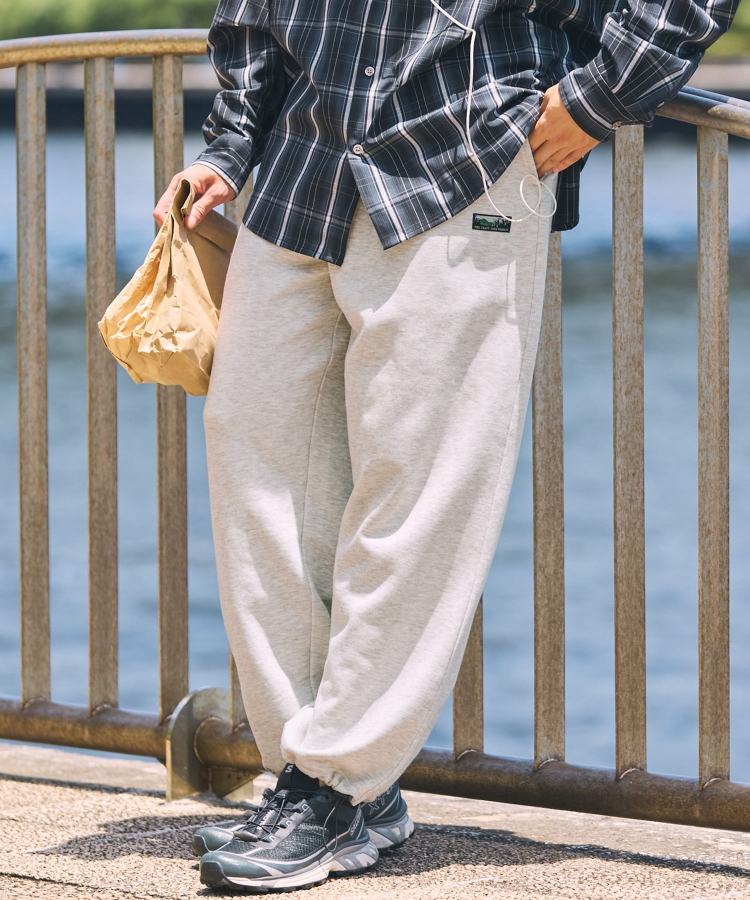 THE CRAFT CREW PRODUCTS/12盎司 厚磅刷毛 抽繩運動長褲