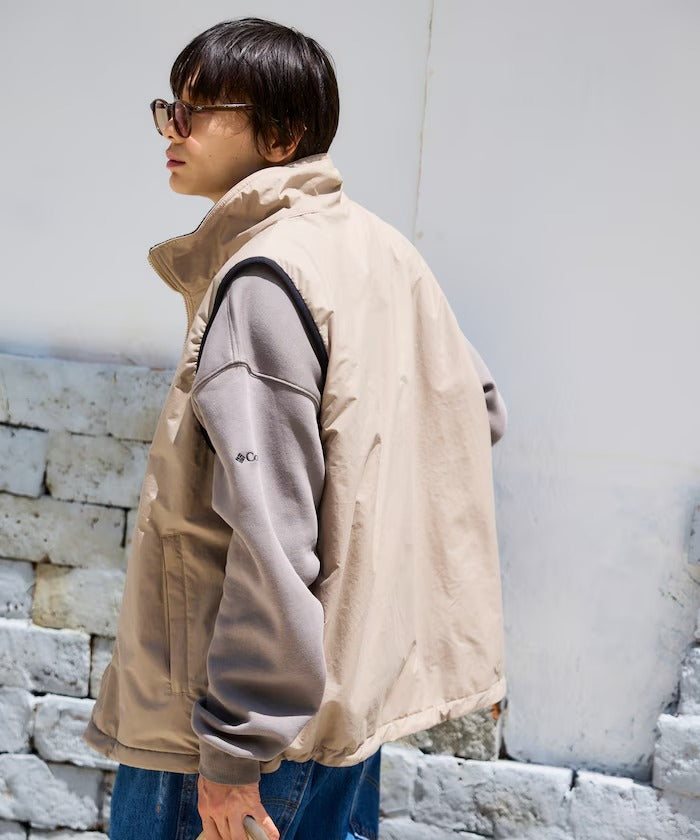 Columbia × FREAK'S STORE/日本聯名限定 雙面穿刷毛 立領背心