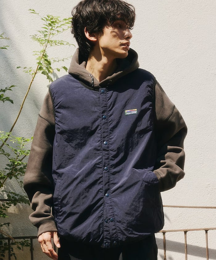 FREAK'S STORE/雙面尼龍 刷毛 背心