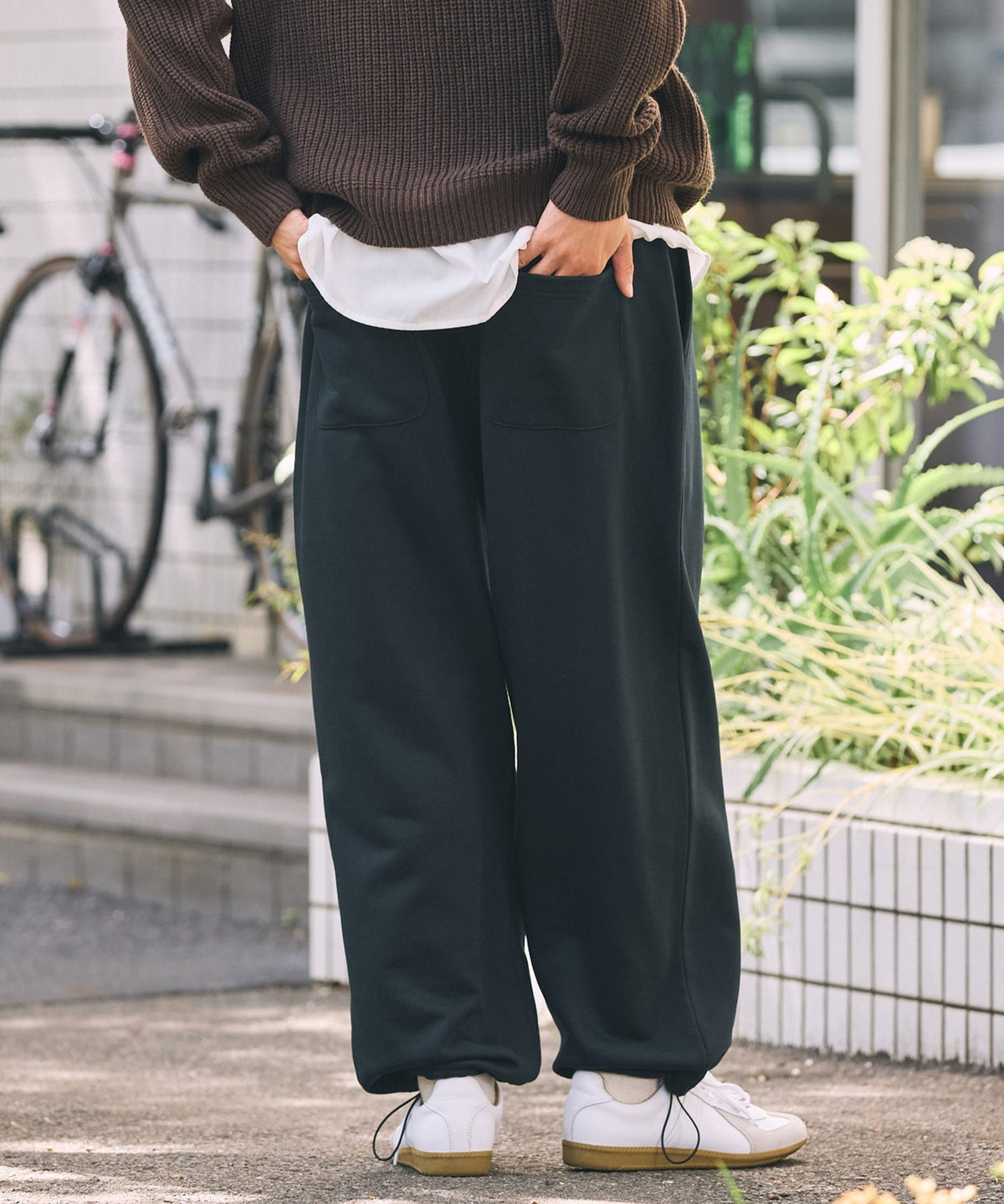THE CRAFT CREW PRODUCTS/12盎司 厚磅刷毛 抽繩運動長褲