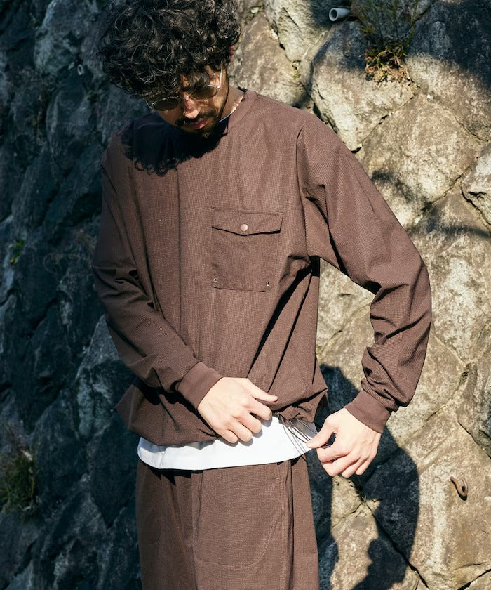 FREAK'S STORE/可收納長袖旅行套裝 附收納包 Fabric by SOLOTEX(R)