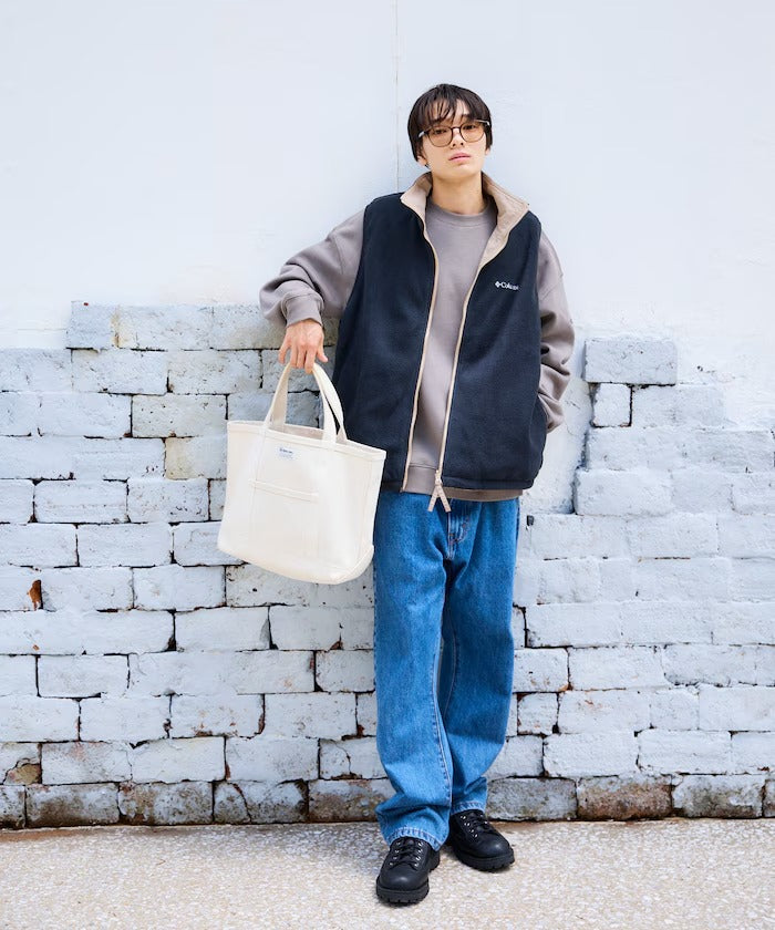 Columbia × FREAK'S STORE/日本聯名限定 雙面穿刷毛 立領背心