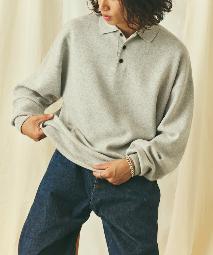 FREAK'S STORE/Relax Fit 毛圈布 針織POLO衫