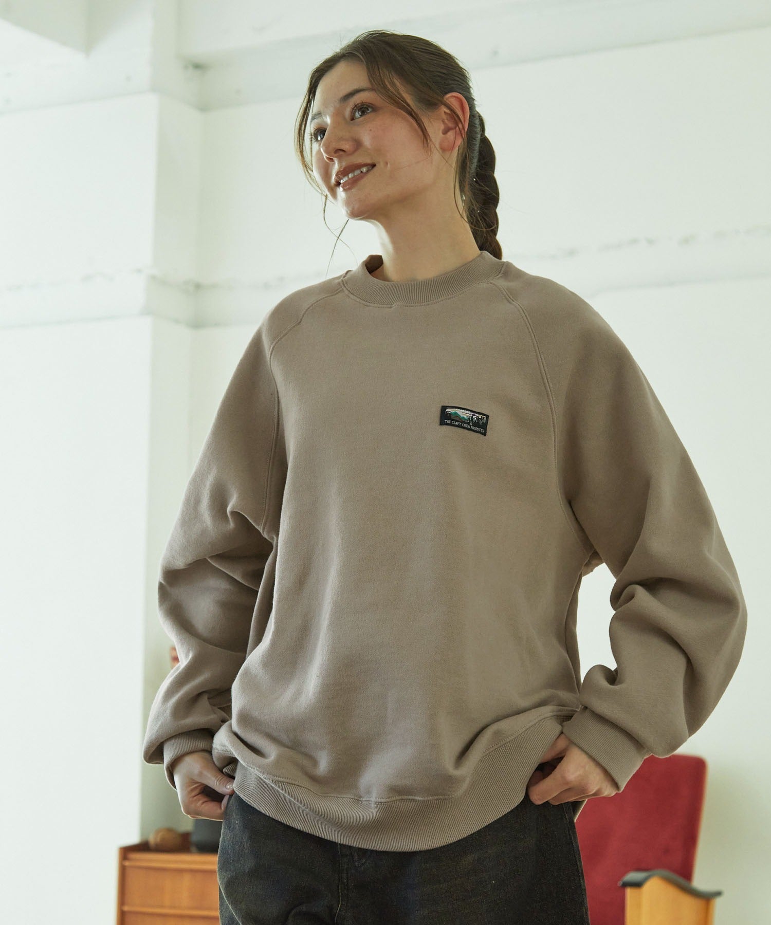 THE CRAFT CREW PRODUCTS/插肩袖圓領衫