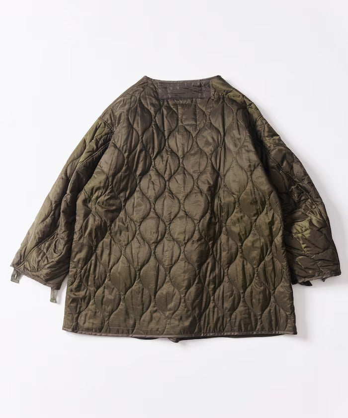 FREAK'S STORE / 做舊褪色3WAY M-65鋪棉內裡兩件式短版軍裝外套組(26FW)