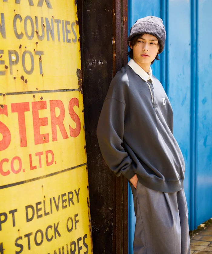 Columbia×FREAK'S STORE/小LOGO 長袖領衫(日本聯名限定)