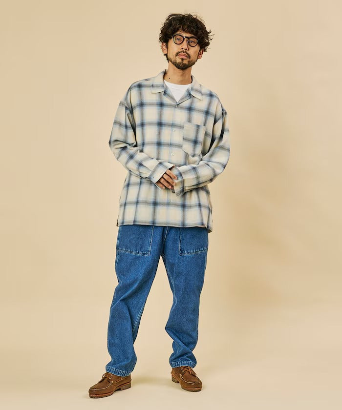 FREAK'S STORE / 漸層格紋 長袖襯衫