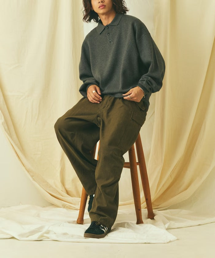 FREAK'S STORE/Relax Fit 毛圈布 針織POLO衫