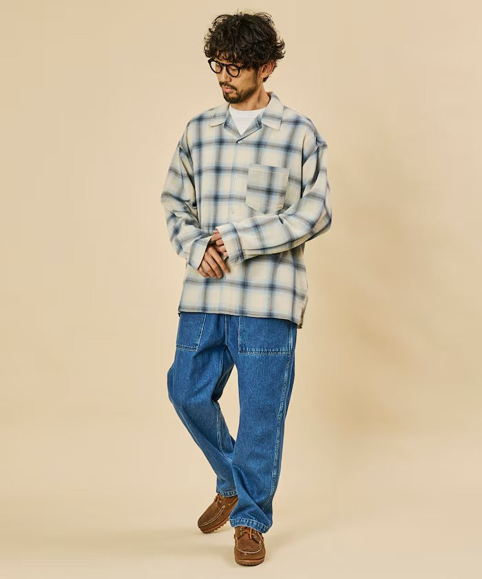 FREAK'S STORE / 漸層格紋 長袖襯衫