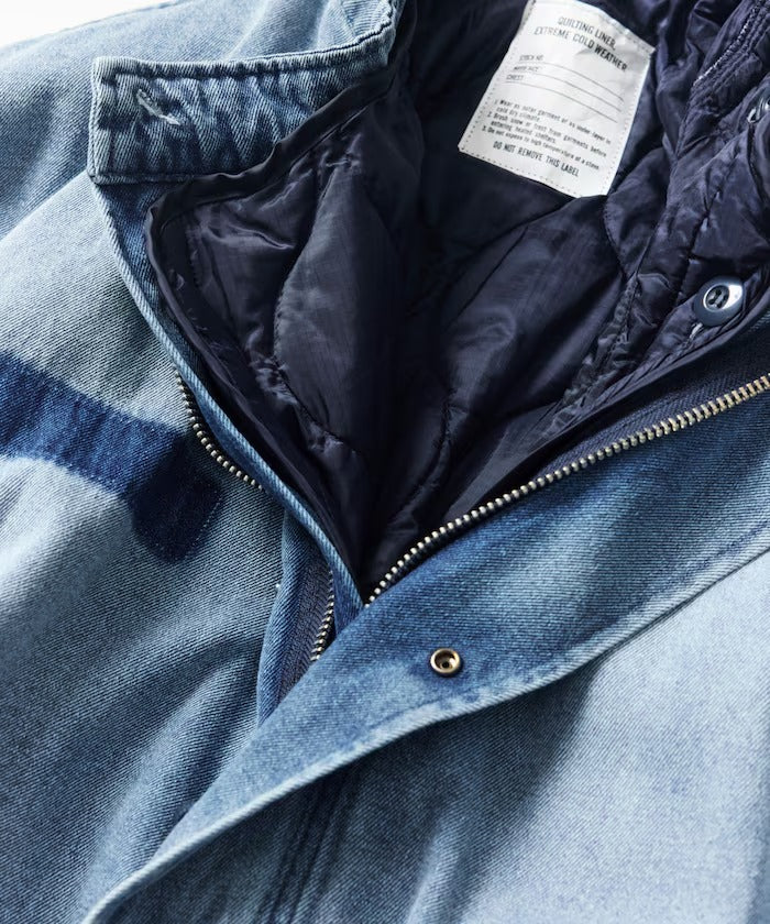 FREAK'S STORE / 褪色加工3WAY M-65短版軍裝外套&鋪棉內裡組(26FW)