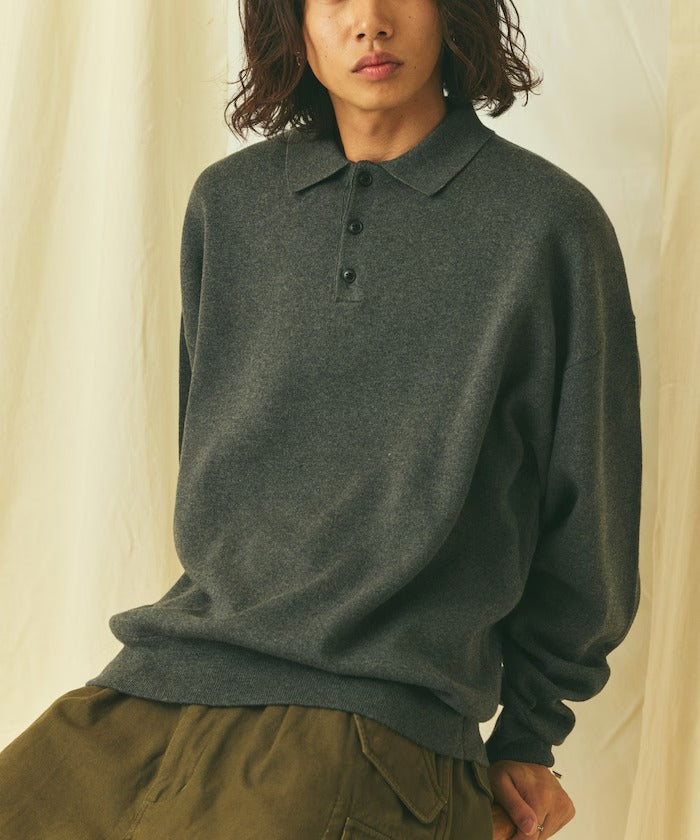 FREAK'S STORE/Relax Fit 毛圈布 針織POLO衫