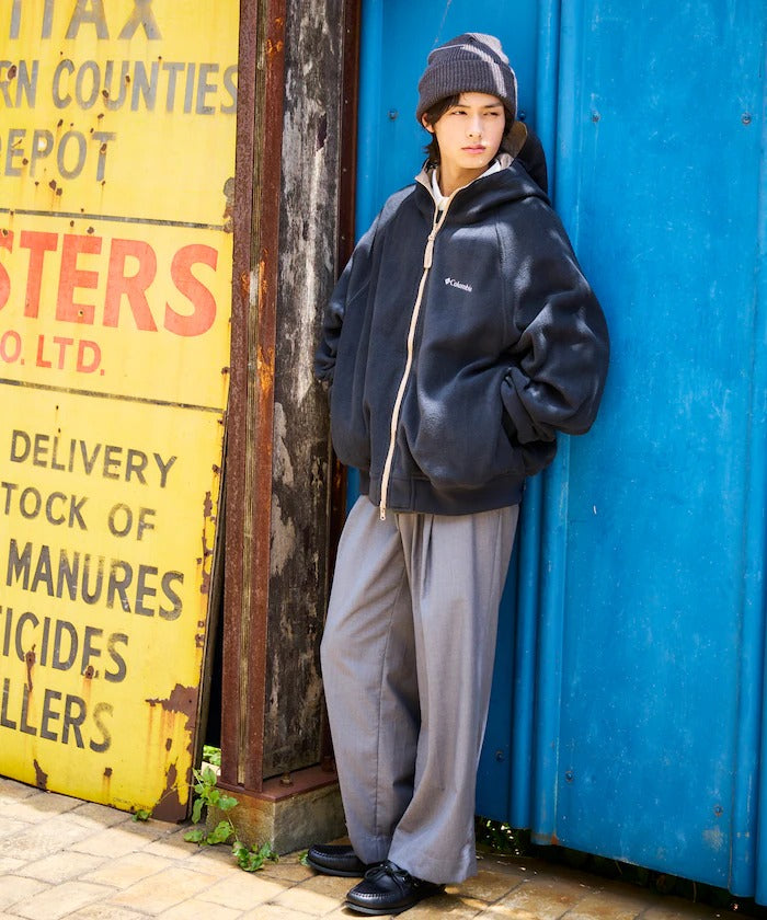 Columbia × FREAK'S STORE/日本聯名限定 雙面穿刷毛連帽外套