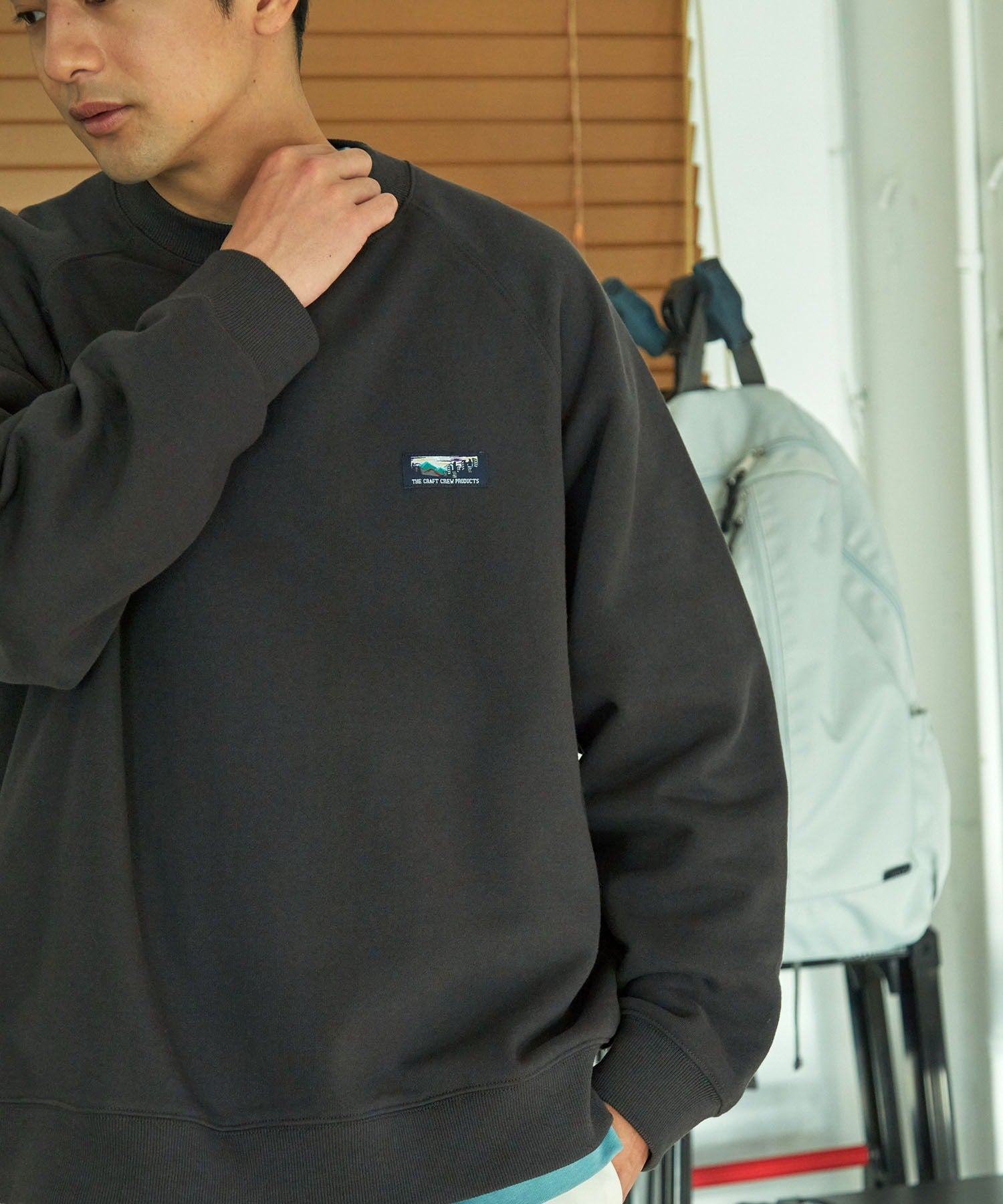 THE CRAFT CREW PRODUCTS/插肩袖圓領衫