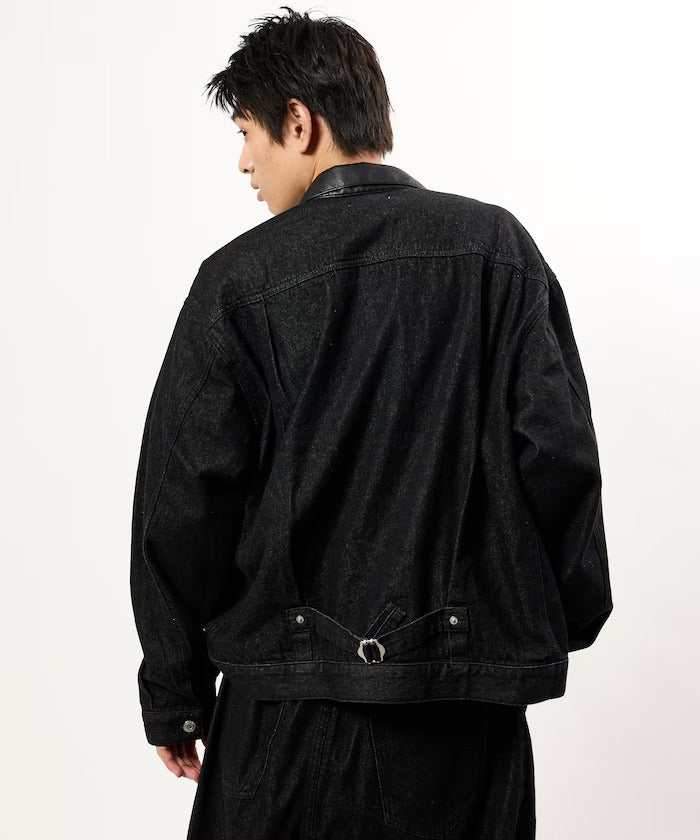 FREAK'S STORE / 限定異材質領 牛仔外套